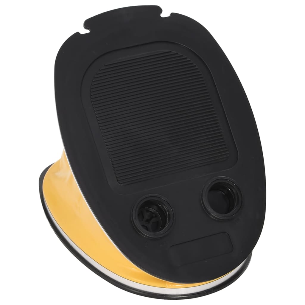 Vidaxl fodpumpe 26x18 cm pp og pe grå og gul