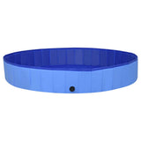 Vidaxl Dog Swimming Pool Sammenfoldelig 200x30 cm PVC Blue