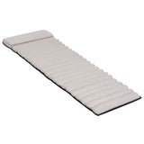 Vidaxl Lounger Cushion Suede Cream Farvet
