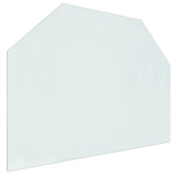 Vidaxl glasplade pejs hexagonal 80x60 cm