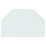 Vidaxl glasplade pejs hexagonal 80x50 cm
