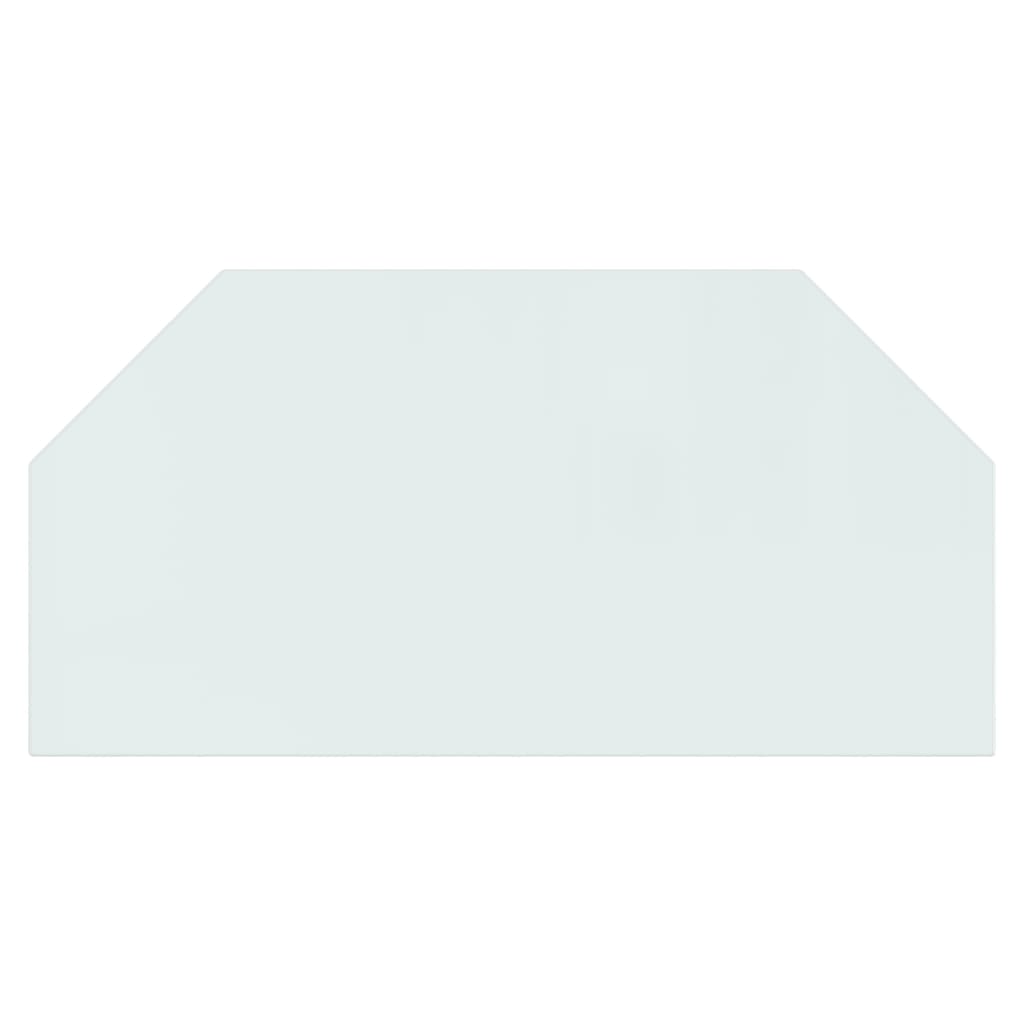 Vidaxl glasplade pejs hexagonal 100x50 cm