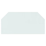 Vidaxl glasplade pejs hexagonal 120x60 cm