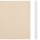 Vidaxl Haveskærm 35x0,19 m PVC Cream