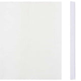 VidaXL haveskærm 35x0,19 m PVC hvid