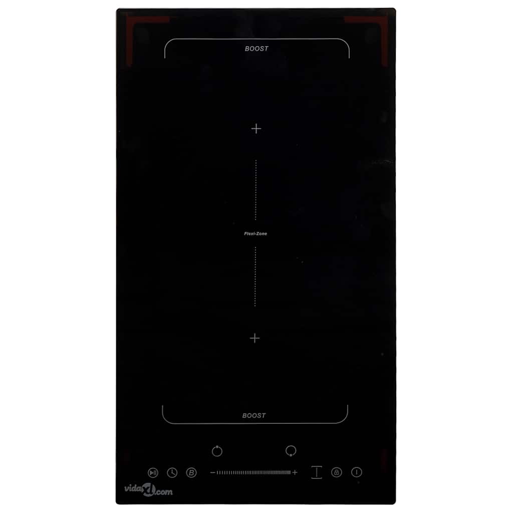 Vidaxl Induction Hob Flexizone 2 Madlavningszoner Touch Control 3500 W