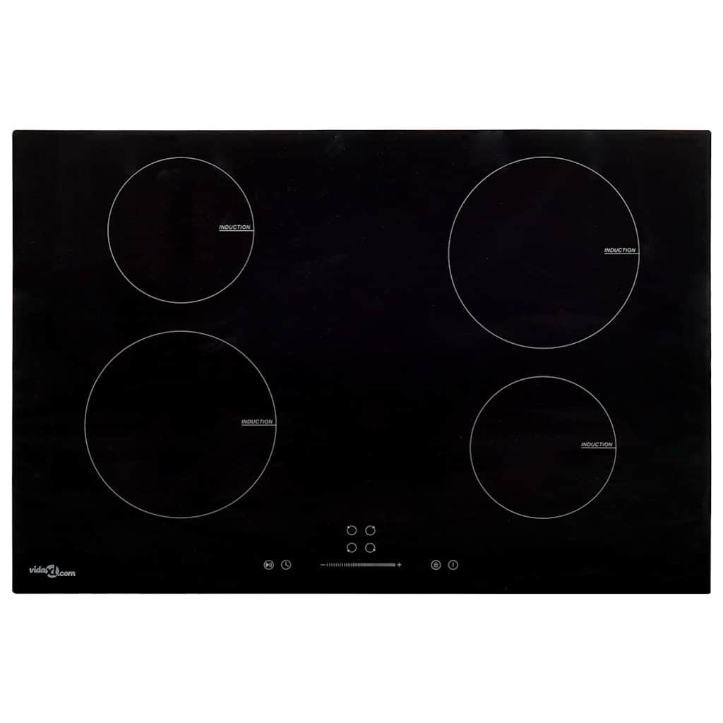 Vidaxl Induktion HOB 4 Zones Touch Control 7000 W 77 cm glas