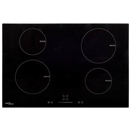 Vidaxl Induktion HOB 4 Zones Touch Control 7000 W 77 cm glas