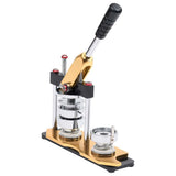 VidaXL knapmaskine roterende stanse med 500 stk knapdele 44 mm