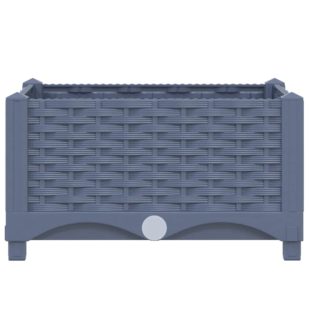 Vidaxl Planter hævede 40x40x23 cm polypropylen