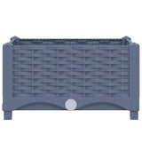 Vidaxl Planter hævede 40x40x23 cm polypropylen