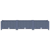 Vidaxl Planter hævede 120x40x23 cm polypropylen