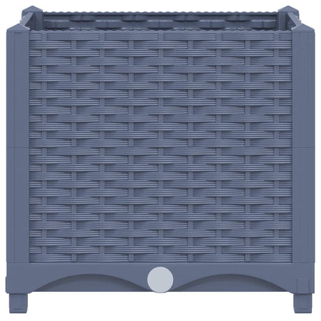 Vidaxl Planter hævede 40x40x38 cm polypropylen