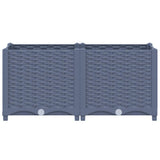 Vidaxl Planter Insert 80x40x38 cm polypropylen