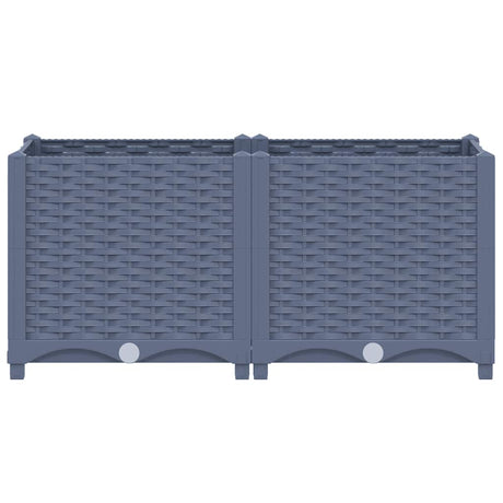 Vidaxl Planter Insert 80x40x38 cm polypropylen