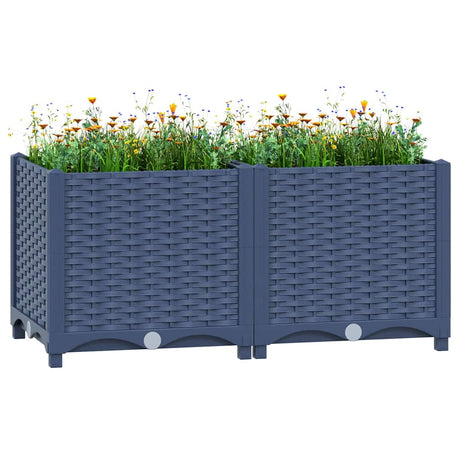 Vidaxl Planter Insert 80x40x38 cm polypropylen