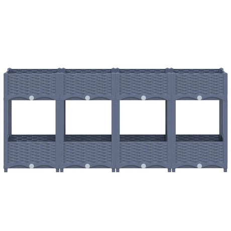 Vidaxl Planter hævet 160x40x71 cm polypropylen