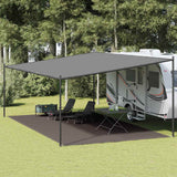 VidaXL telttæppe 400x800 cm HDPE antracit