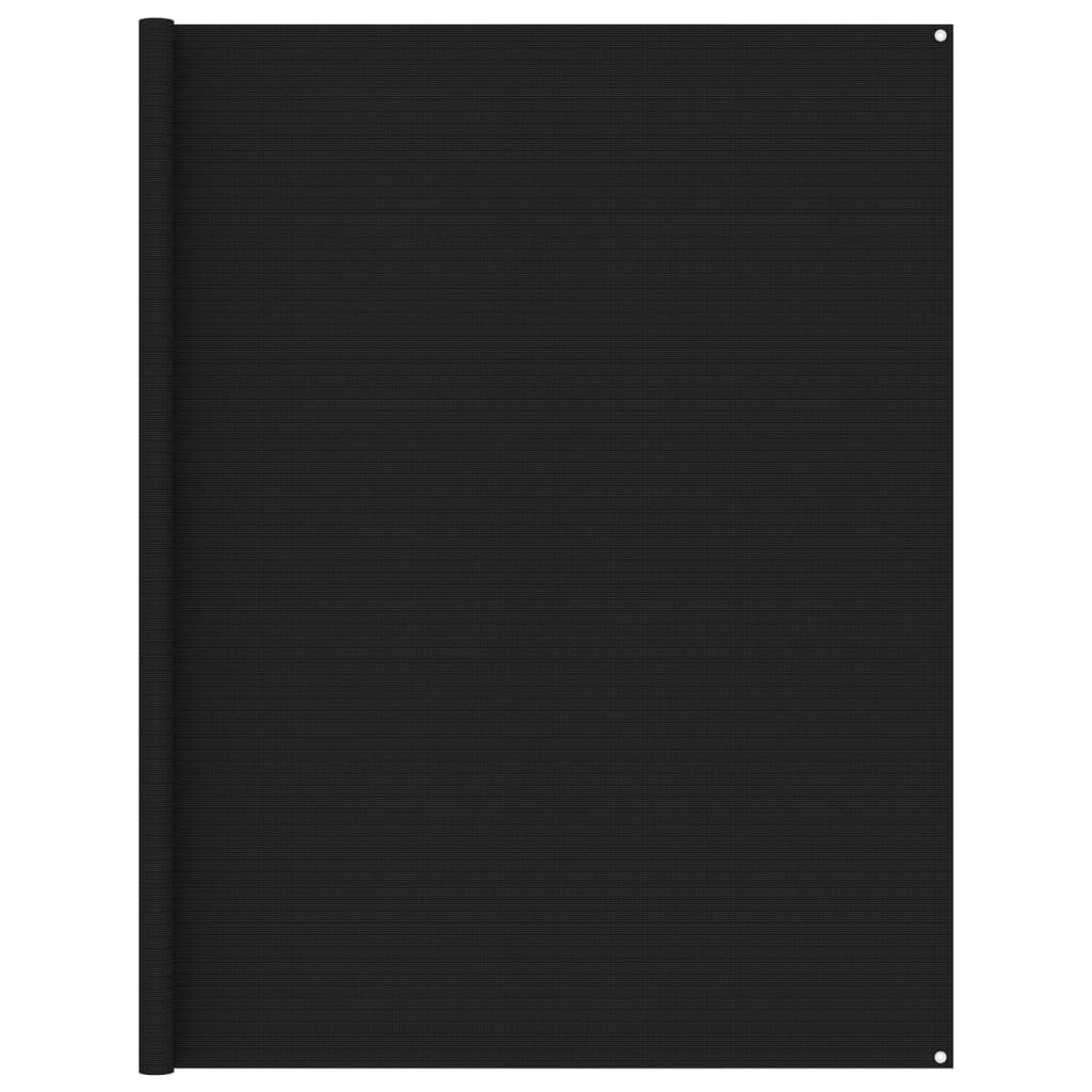 Vidaxl telt tæppe 250x250 cm sort