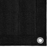 Vidaxl telt tæppe 250x250 cm sort