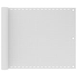Vidaxl balkonskærm 75x500 cm HDPE White