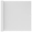 Vidaxl balkonskærm 90x300 cm HDPE White
