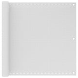 Vidaxl balkonskærm 90x500 cm HDPE White