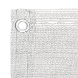 Vidaxl balkonskærm 120x500 cm HDPE White