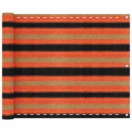 Vidaxl balkonskærm 75x400 cm HDPE multi -farvet