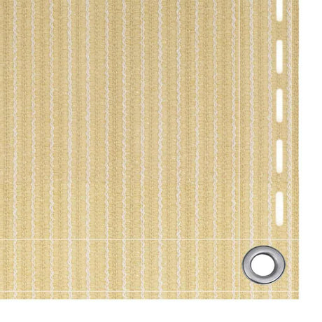 Vidaxl balkonskærm 90x600 cm HDPE beige