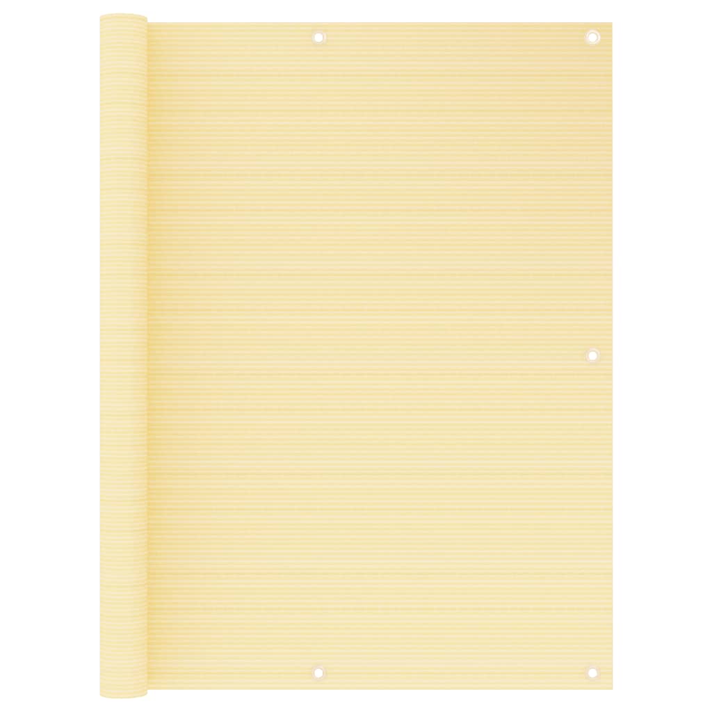 Vidaxl balkonskærm 120x300 cm HDPE beige