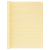 Vidaxl balkonskærm 120x300 cm HDPE beige