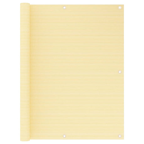 Vidaxl balkonskærm 120x500 cm HDPE beige
