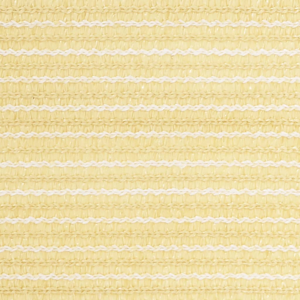 Vidaxl balkonskærm 120x500 cm HDPE beige