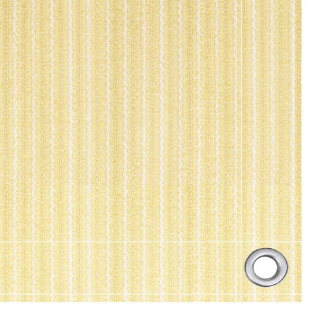Vidaxl balkonskærm 120x500 cm HDPE beige