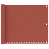 Vidaxl balkonskærm 75x300 cm HDPE terracotta -farvet