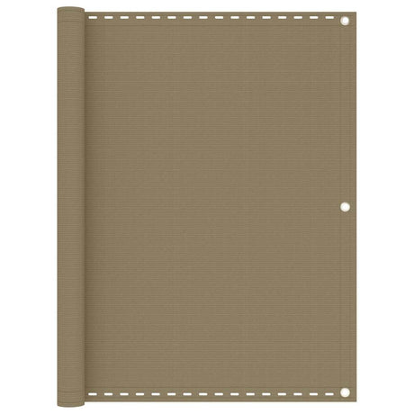 VidaXL altanskærm 120x500 cm HDPE taupe