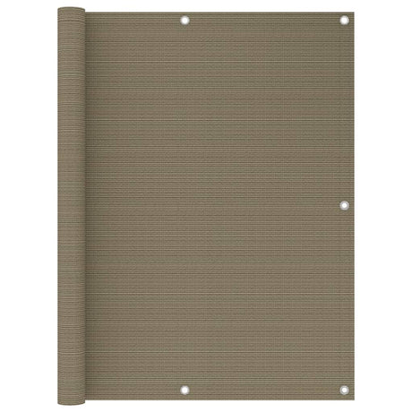 VidaXL altanskærm 120x500 cm HDPE taupe