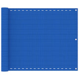 Vidaxl balkonskærm 75x400 cm HDPE Blue