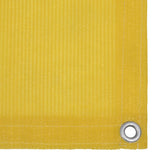 Vidaxl balkonskærm 75x400 cm HDPE gul