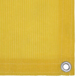 Vidaxl balkonskærm 75x500 cm HDPE gul
