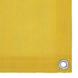 Vidaxl balkonskærm 90x400 cm HDPE gul
