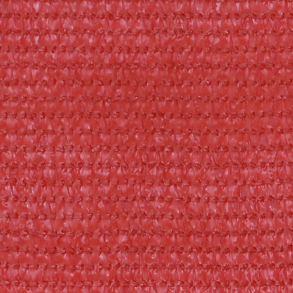 Vidaxl balkonskærm 75x600 cm HDPE rød