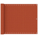 Vidaxl balkonskærm 75x300 cm HDPE Oranje