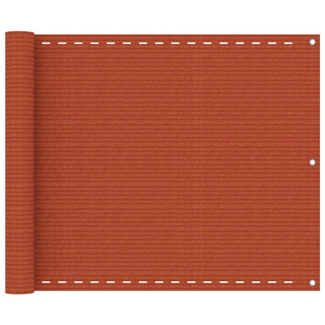 Vidaxl balkonskærm 75x300 cm HDPE Oranje