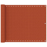 Vidaxl balkonskærm 75x600 cm HDPE Oranje
