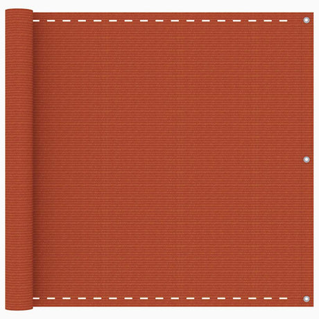 Vidaxl balkonskærm 90x400 cm HDPE Oranje