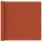 Vidaxl balkonskærm 90x400 cm HDPE Oranje