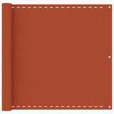 Vidaxl balkonskærm 90x600 cm HDPE Oranje