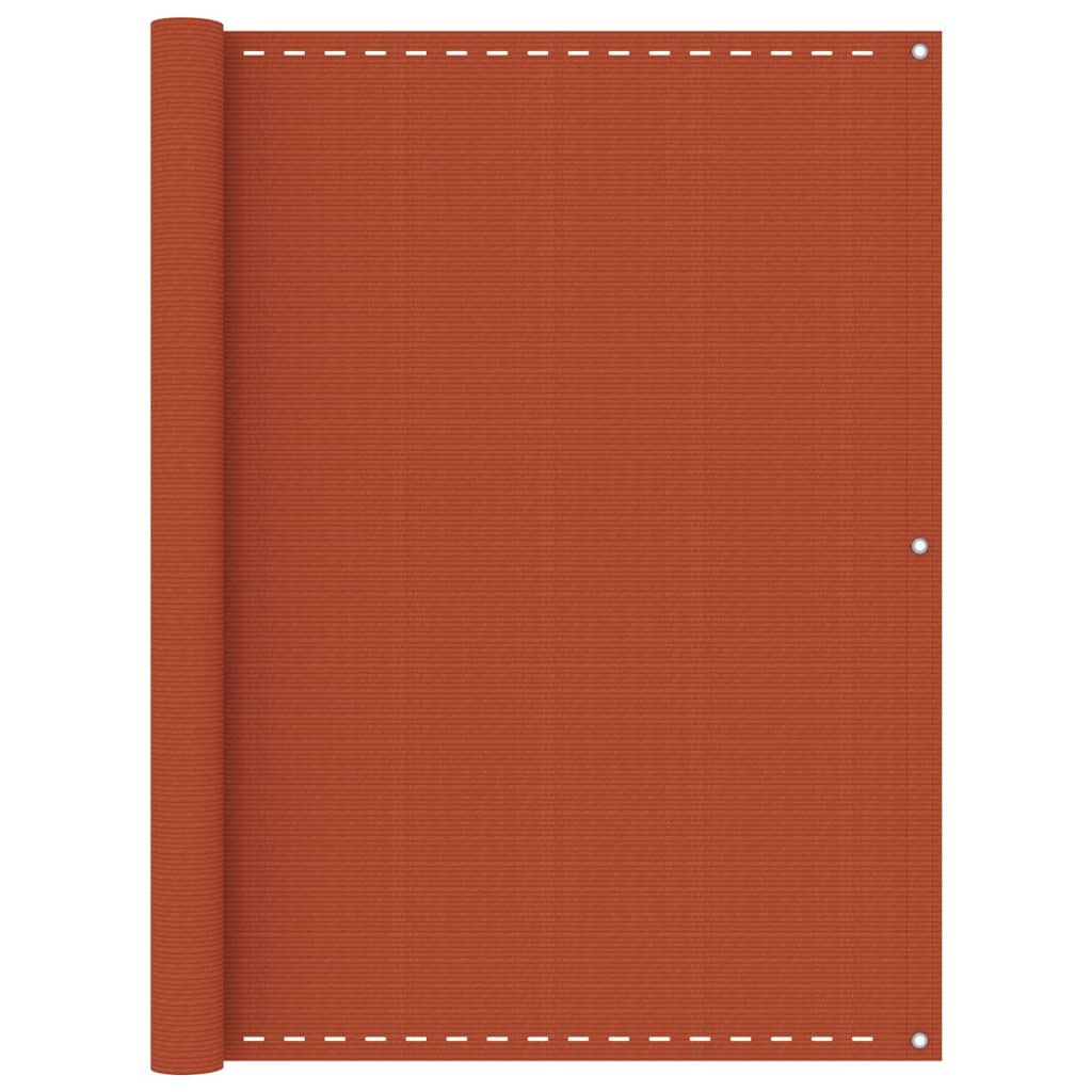 Vidaxl balkonskærm 120x500 cm HDPE Oranje